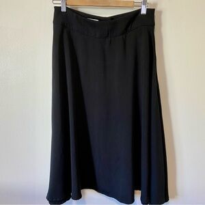 Vintage Black Swing Skirt Medium